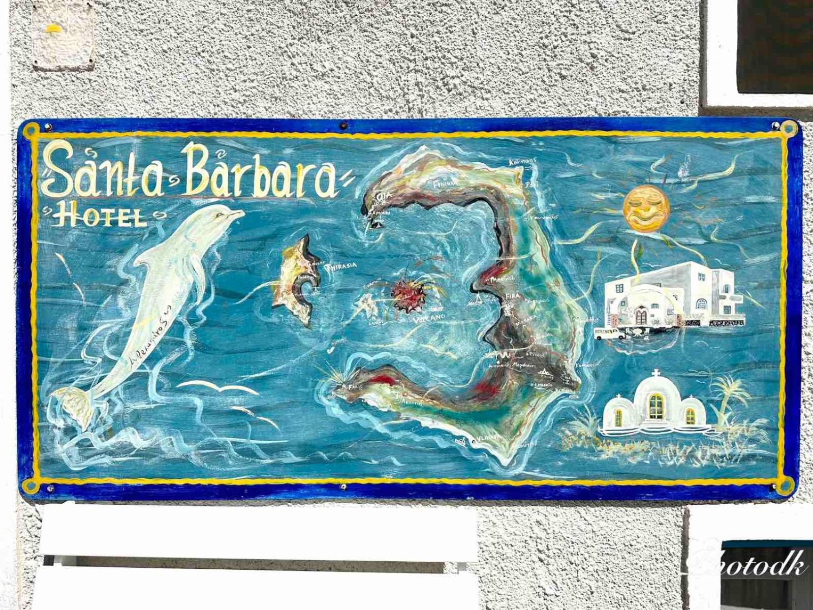 Santa Barbara Hotel Perissa  Bagian luar foto